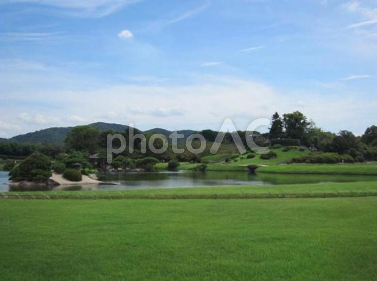 岡山の風景（岡山後楽園） 旅,旅行,観光の写真素材