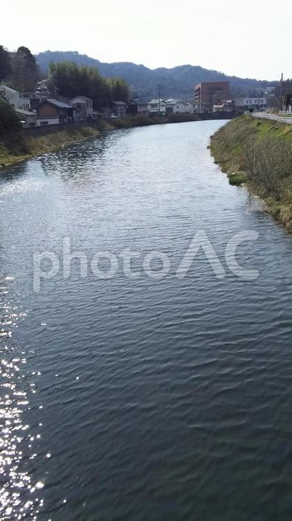 田舎の風景 写真,反射,天気の写真素材