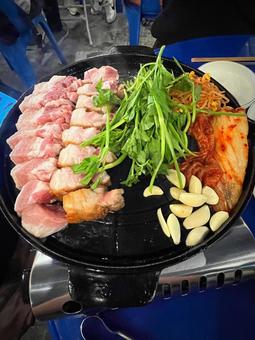 本場のサムギョプサルの写真