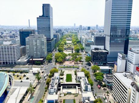 名古屋テレビ塔からの眺望 03 名古屋テレビ塔からの眺望 03 名古屋,テレビ塔,塔の写真素材