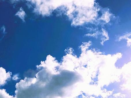 夏雲 夏雲 夏の空,青空,雲の写真素材