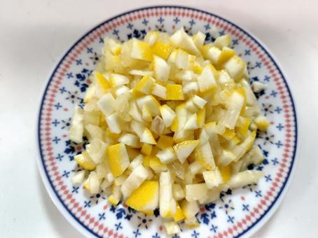 レモンのこま切れの写真