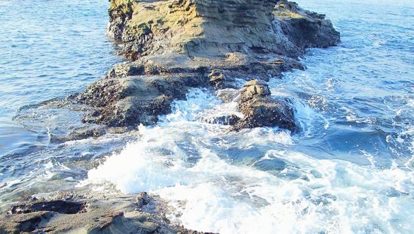美しい海と波の風景 美しい海と波の風景 磯,海,波の写真素材