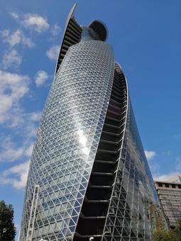 ビル ビル ビル,空,青の写真素材