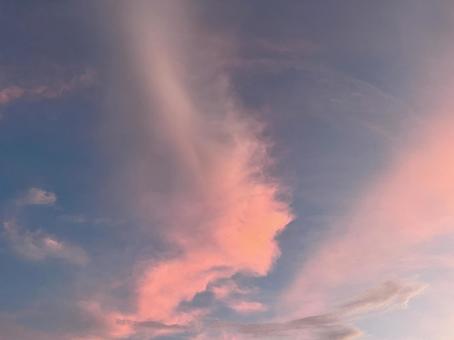 夏の夕暮れ 夏の夕暮れの写真