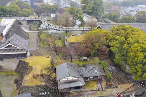 【熊本県】熊本城 【熊本県】熊本城 熊本,城,熊本城の写真素材