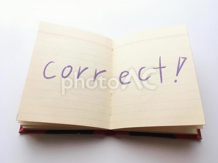 小さな手帳correct 手帳,小さい,単語の写真素材