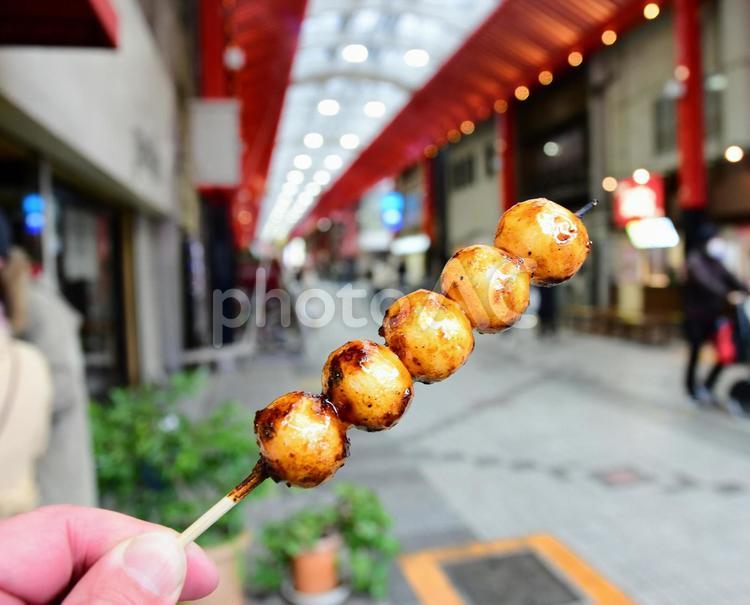 大須商店街のみたらし団子 みたらし団子,大須,商店街の写真素材