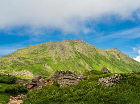 トムラウシ山 トムラウシ山 トムラウシ,北海道,登山の写真素材