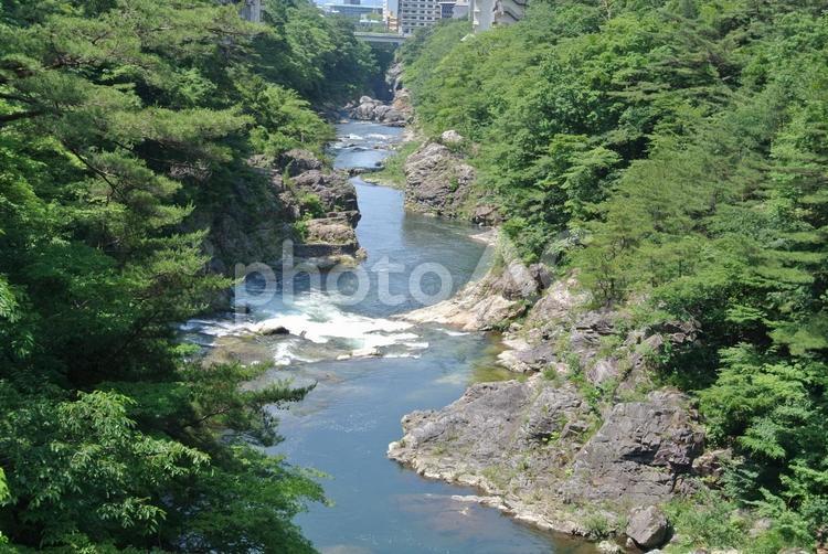 鬼怒川の風景 鬼怒川,栃木県,川の写真素材