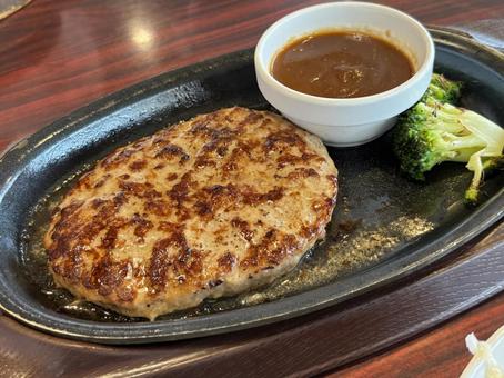 ハンバーグ ハンバーグ ハンバーグ,肉,肉料理の写真素材