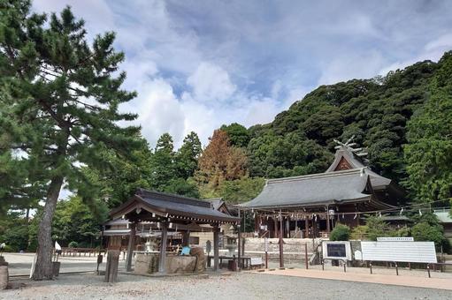 島根県-物部神社-境内 島根県-物部神社-境内 物部神社,神社,石見国の写真素材