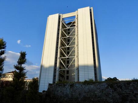 静岡県庁東館 静岡県庁,静岡県,静岡市の写真素材