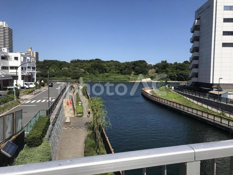 河川が交わるところ 建築,水域,川の写真素材