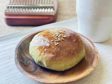 あんぱん あんぱん ホームベーカリー,あんぱん,手作りの写真素材