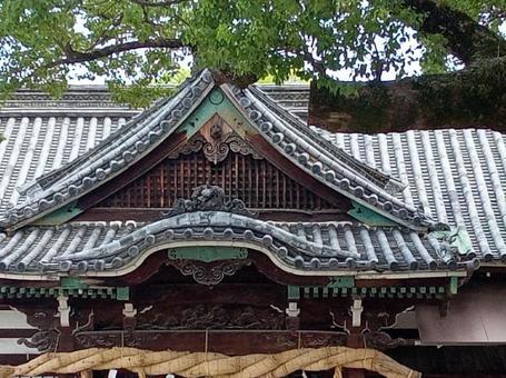 中百舌鳥八幡宮 社殿 中百舌鳥八幡宮 社殿の写真