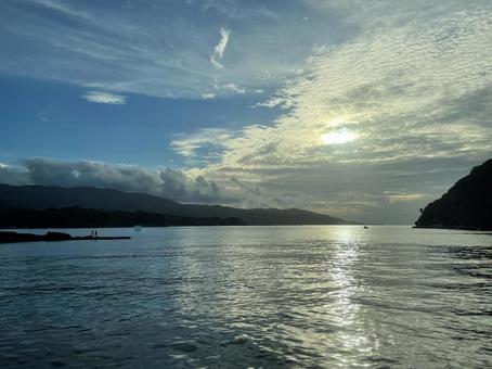穏やかな海 穏やかな海 海,空,旅の写真素材