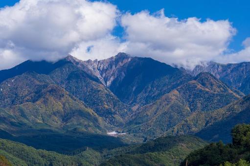 雄大な山々 山,山脈,自然の写真素材