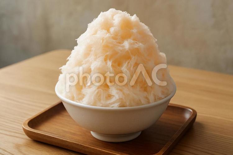 桃のかき氷 かき氷,桃,フルーツの写真素材