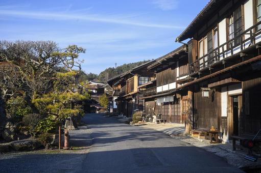 妻籠宿 妻籠宿 妻籠宿,岐阜県,伝統の写真素材