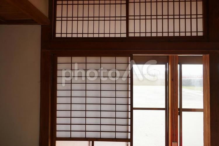お婆ちゃん家のかたすみ。 おばあちゃんの家,和室,木造の写真素材