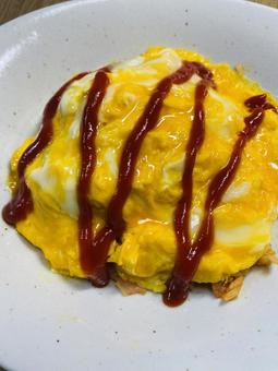 卵トロトロオムライス 卵トロトロオムライスの写真