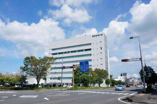 宮崎県都城地方合同庁舎 宮崎県都城地方合同庁舎 市街地,建物,風景の写真素材