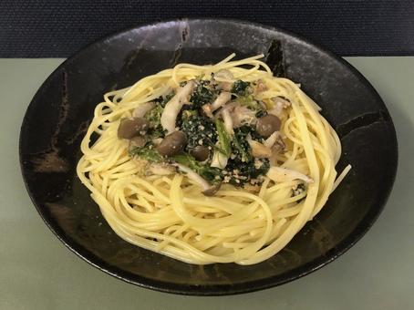 Photo, spaghetti, pasta, shimeji, 
