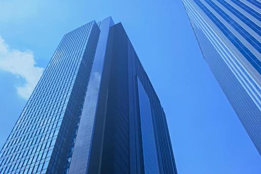 高層ビル　オフィス街 ビル,ビジネス,仕事の写真素材