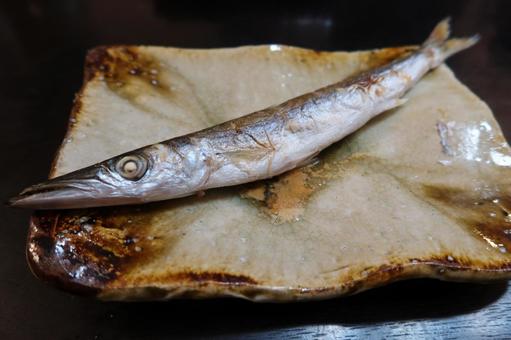 カマスの塩焼き(アップ) カマスの塩焼き(アップ) カマス,水カマス,塩焼きの写真素材