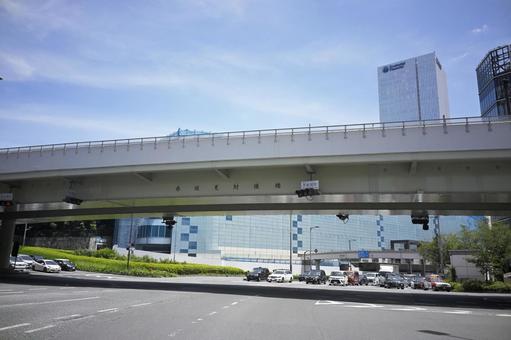 赤坂見附.外堀通り.2025 赤坂見附.外堀通り.2025 赤坂見附,都市風景,陸橋の写真素材