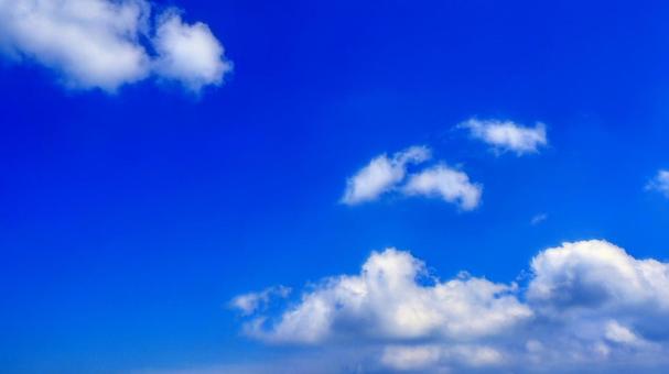 Photo, summer, blue sky, sunny, 