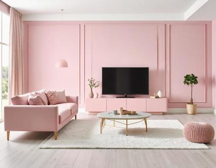 モダンなリビングルームのインテリアの写真