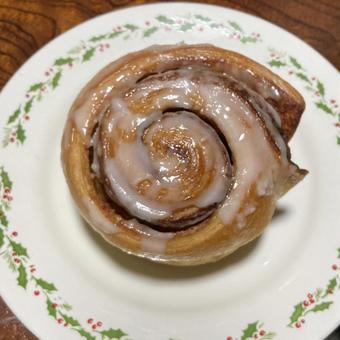 シナモンロ〜ル シナモンロール,パン,菓子パンの写真素材