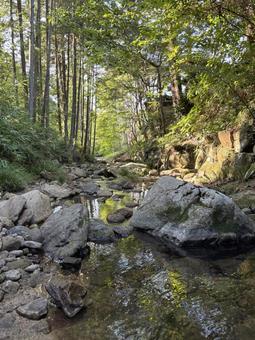 小川 小川 小川,川,山の写真素材