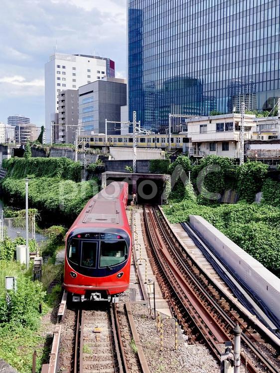 東京風景・御茶ノ水 御茶ノ水,丸ノ内線,トンネルの写真素材