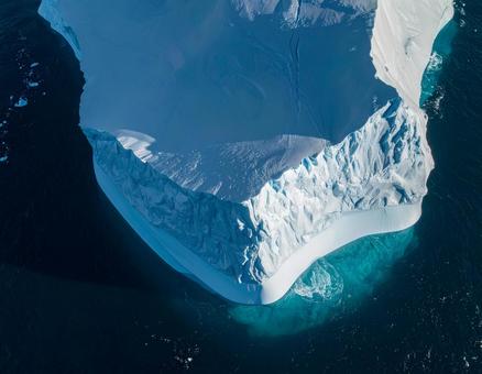氷山の写真