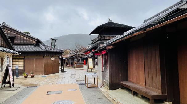 三重県伊勢神宮の街並み1 三重県伊勢神宮の街並み1 三重県,三重,伊勢神宮の写真素材