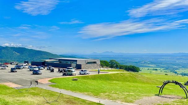 ナイタイ高原牧場 ナイタイ高原牧場 ナイタイ高原牧場,ナイタイ牧場,北海道旅行の写真素材