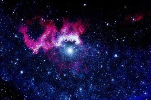 宇宙イメージ素材/星空・炎星雲 宇宙,星空,星雲の写真素材