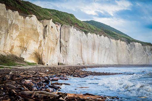 北海道　滝瀬海岸　シラフラの風景 北海道,滝瀬海岸,滝瀬の写真素材