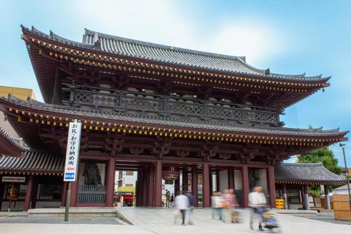 川崎大師 大山門 川崎大師,平間寺,厄除けの写真素材