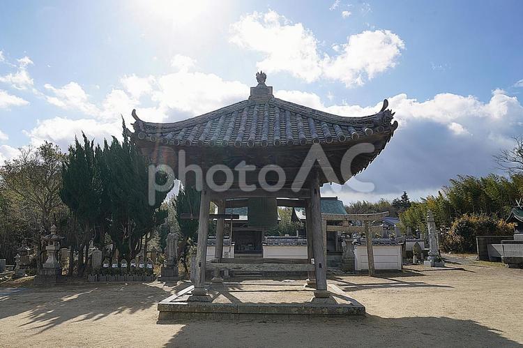 パワースポット淡路島　長林寺㉒　釣鐘舎 兵庫県,淡路島,パワースポットの写真素材