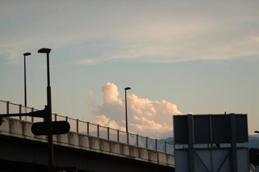日の入り雲 日の入り雲の写真