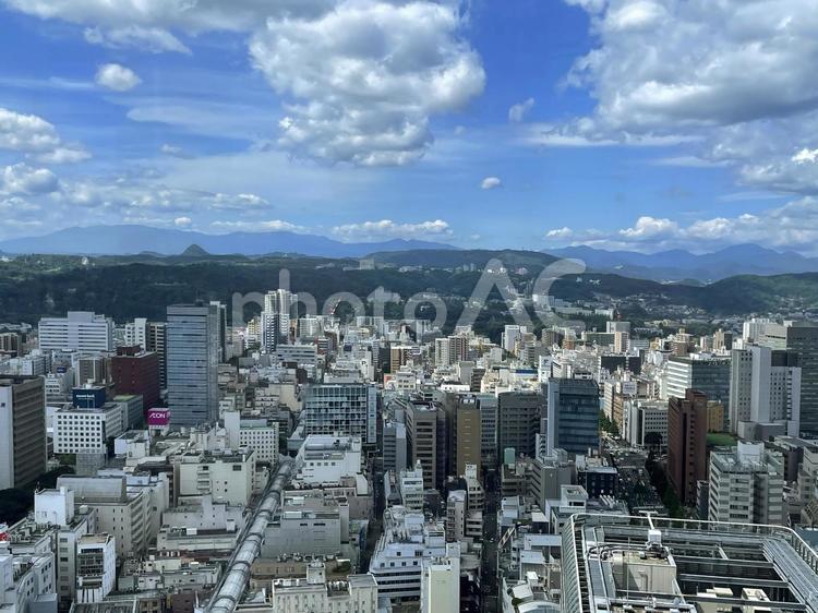 仙台の展望台 展望台,仙台市,街並みの写真素材