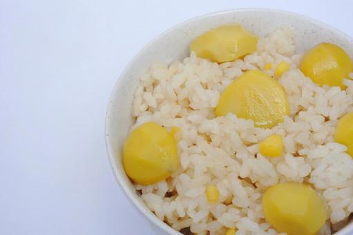 栗ご飯 栗ご飯 栗ご飯,炊き込みご飯,秋の写真素材
