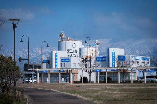風景 風景 山,町並み,風景の写真素材