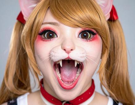地雷系女子・猫コスの彼女「シャアァァ!」 地雷系女子・猫コスの彼女「シャアァァ!」の写真