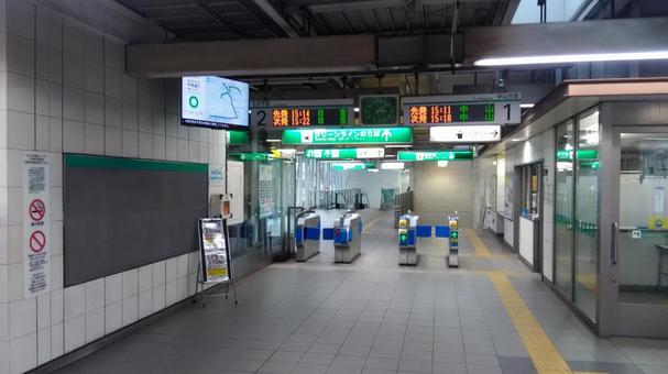 東山田駅　改札口　2019年5月撮影の写真