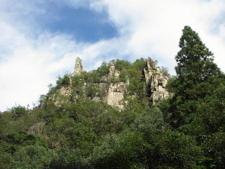 岡山県-豪渓 豪渓,渓谷,国指定名勝の写真素材